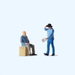 Preiser 28294 - H0 - Trucker & Lagerist